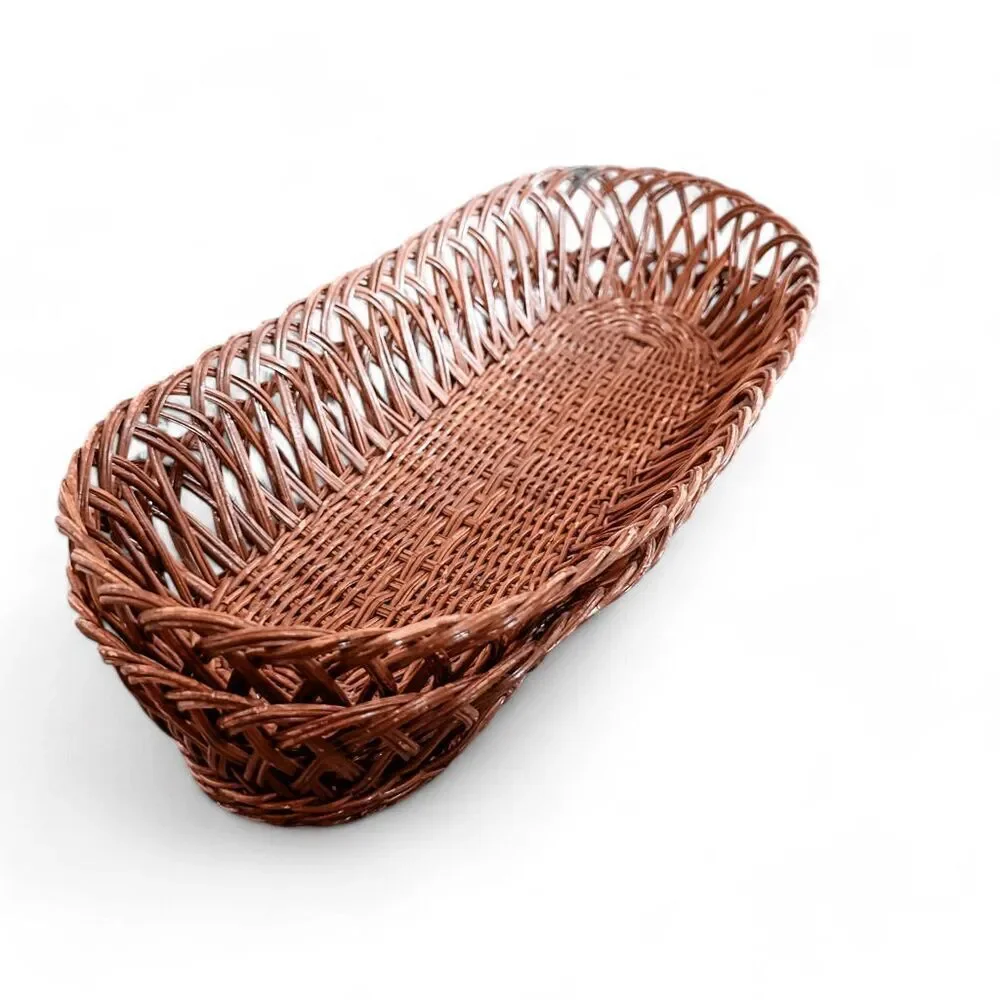 Oval Wicker Bread Basket Bundle of two